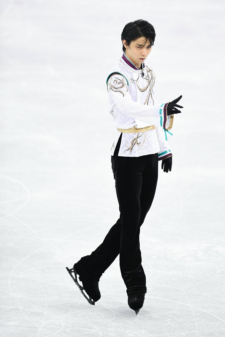 フェルナンデスが“羽生のアイデンティティ”を感じたと語る「SEIMEI」（平昌五輪フリーの演技）　©JMPA