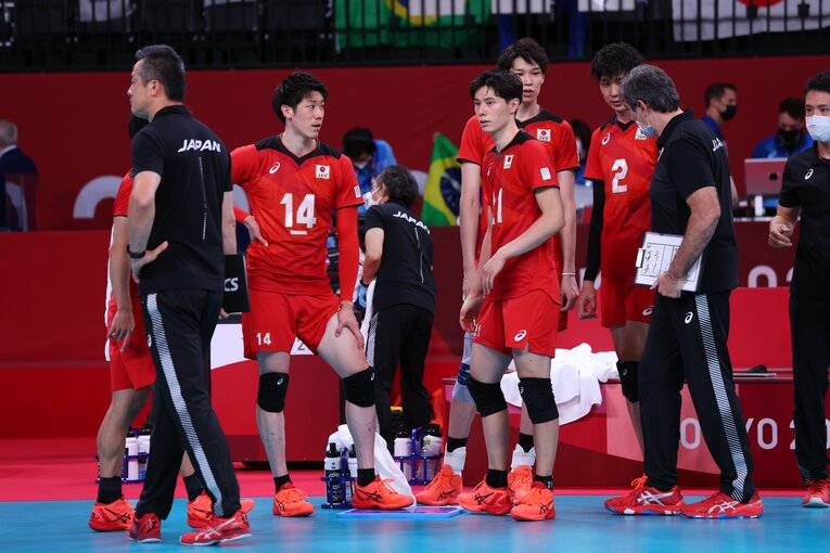 チーム最年少の19歳で東京五輪に出場した高橋藍（2021年）©︎JMPA