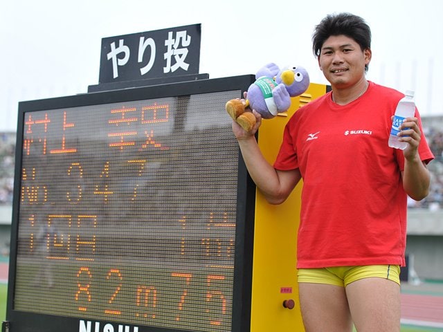 日本選手権やり投げ12連覇の31歳。世界を目指し成長を続ける村上幸史