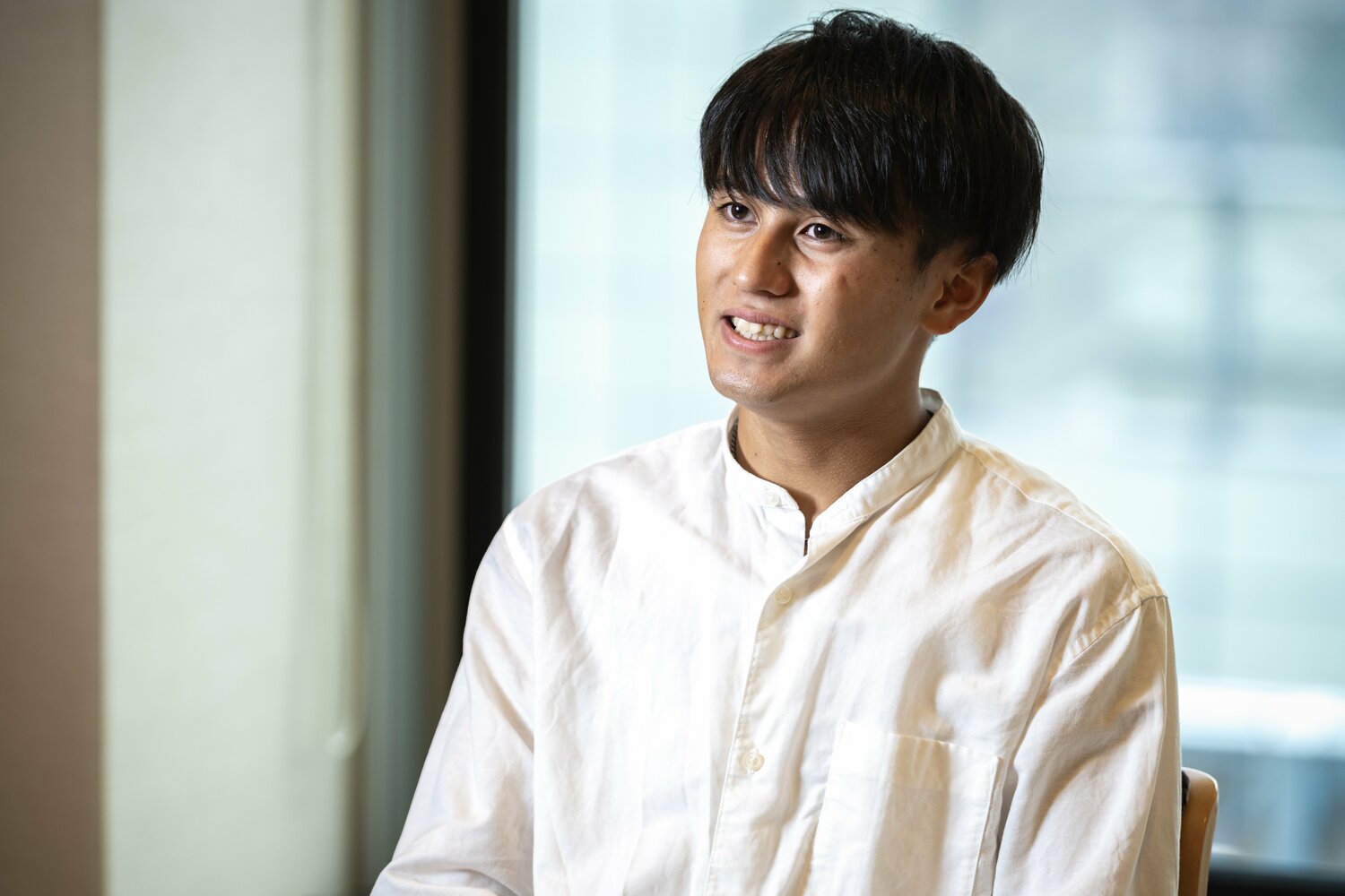 後に中大に進学し、中距離で活躍する田母神。現在は800m、1500ｍで日本トップクラスのランナーだ　©Takuya Sugiyama