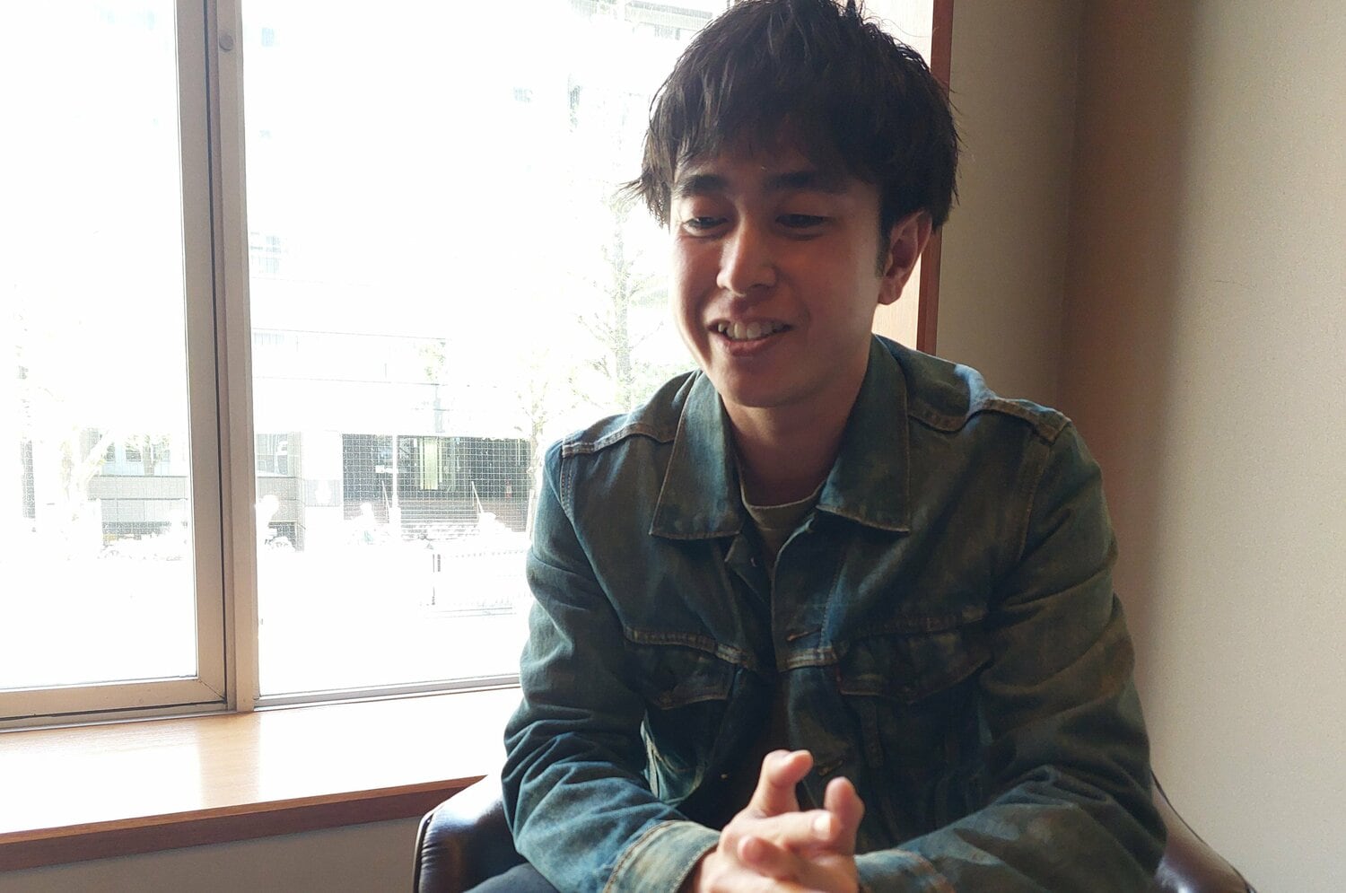 当時を振り返る皆浦さん　©︎NumberWeb