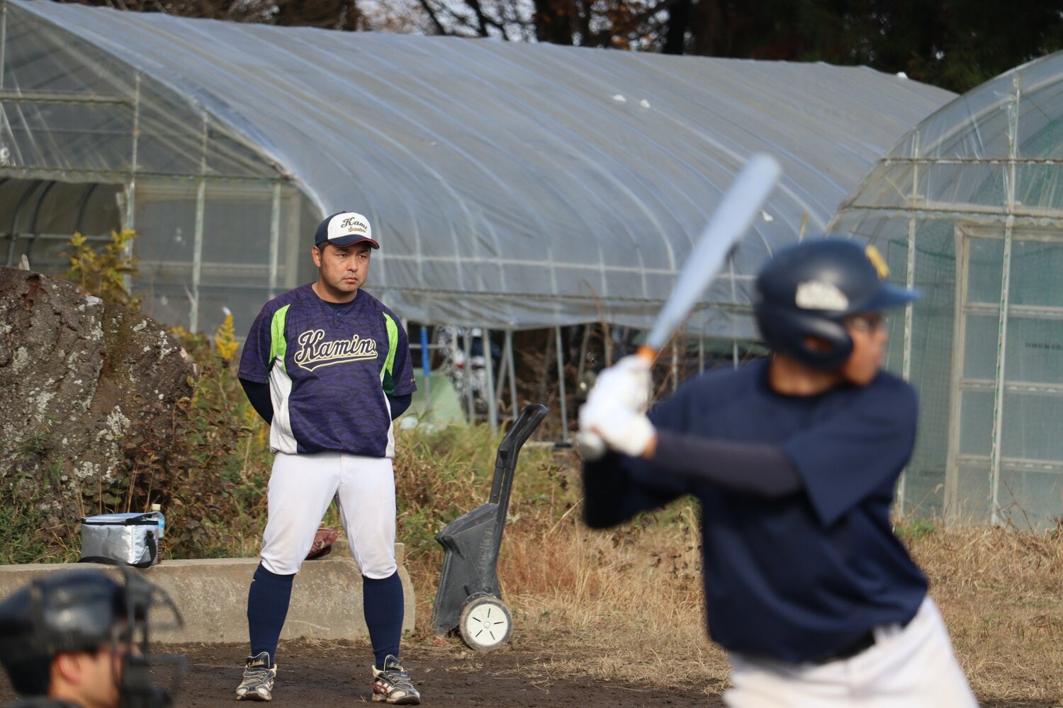 格上のチームにも果敢に練習試合を申し込む佐伯監督 ©Yuki Kashimoto