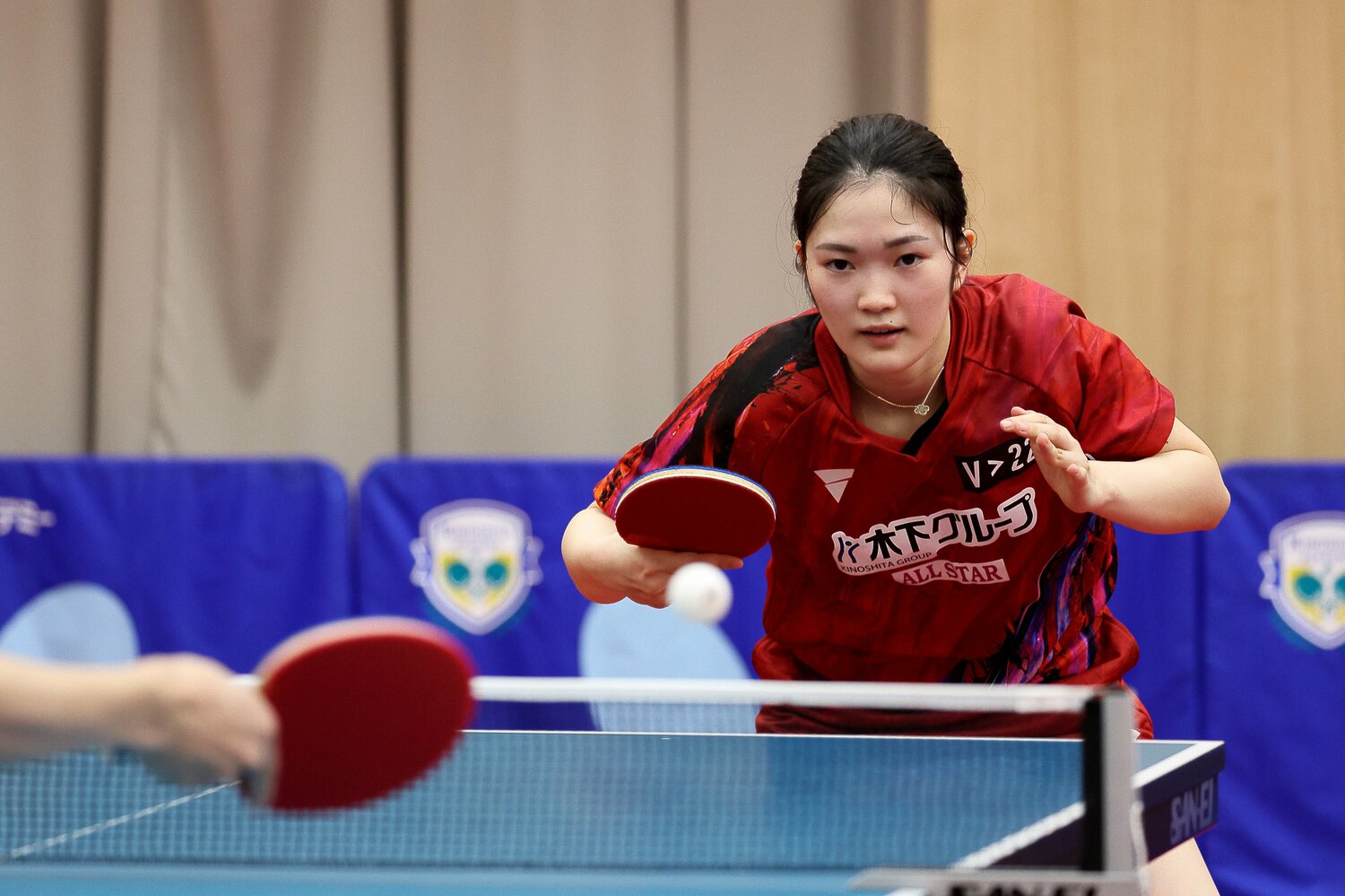 練習中の木原　©Shigeki Yamamoto