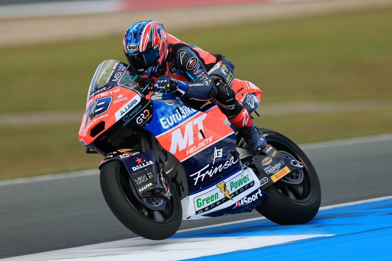 今季8戦を終え、ランキングトップのガルシアに12ポイント差の2位につける小椋。念願のMoto2チャンピオンとなれるか　©Satoshi Endo