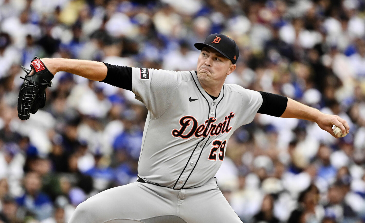 タイガースのエースであるサイ・ヤング賞左腕、スクーバル ©︎Getty Images