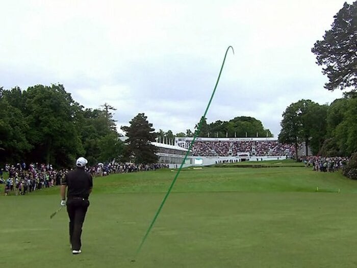 ゴルフボールの軌道を色付けした男。「米のプロゴルフ成功の理由は……」＜Number Web＞ photograph by ShotVision