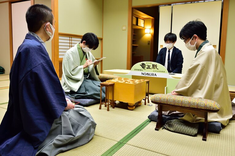 2021年の竜王戦　©日本将棋連盟