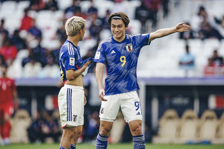 【上田綺世レア写真集／20枚超】2024年アジア杯バーレーン戦　©Kiichi Matsumoto