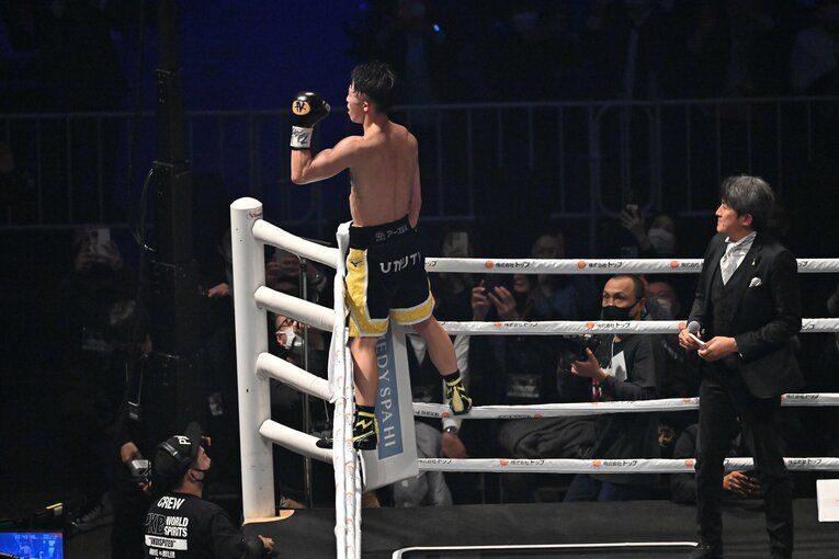 2022年12月13日／ポール・バトラー戦（WBA・WBC・IBF・WBO世界バンタム級王座統一戦）©Naoya Sanuki