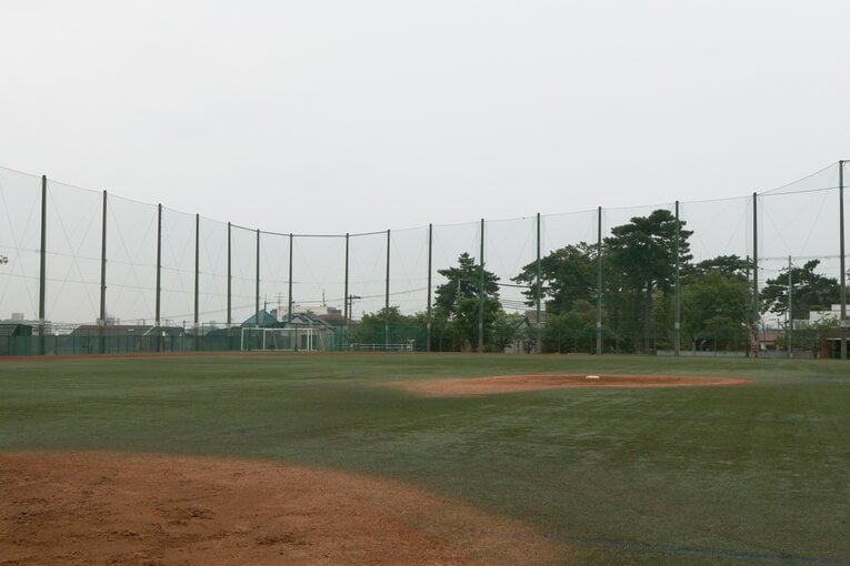 灘高校のグラウンド（2023年）©︎Fumi Sawai