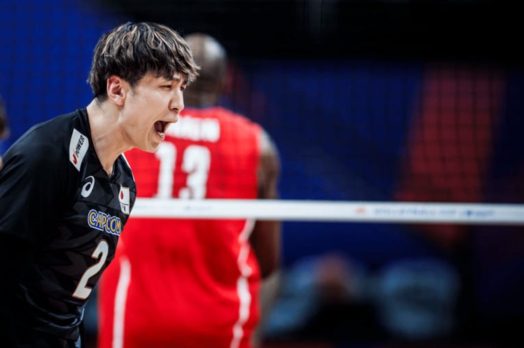 小野寺太志（VNLキューバ戦）©︎Volleyball World