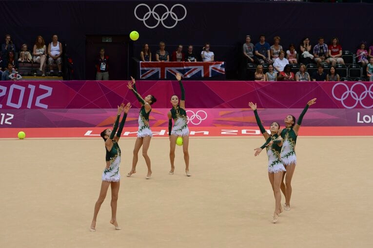 【これが一糸乱れぬフェアリージャパンの演技】サイード横田さんも出場したロンドン五輪団日本代表の演技を見る　©Asami Enomoto/JMPA