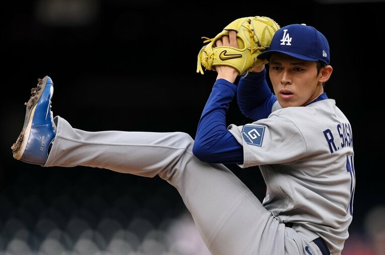 ドジャースでプレーする佐々木朗希（24歳） ／ photograph by Getty Images