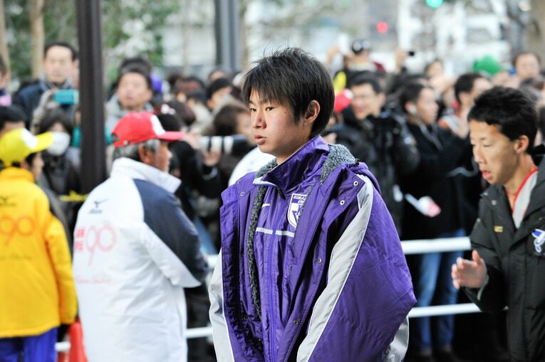 中村匠吾（駒大）　第90回箱根駅伝 ／ photograph by Nanae Suzuki