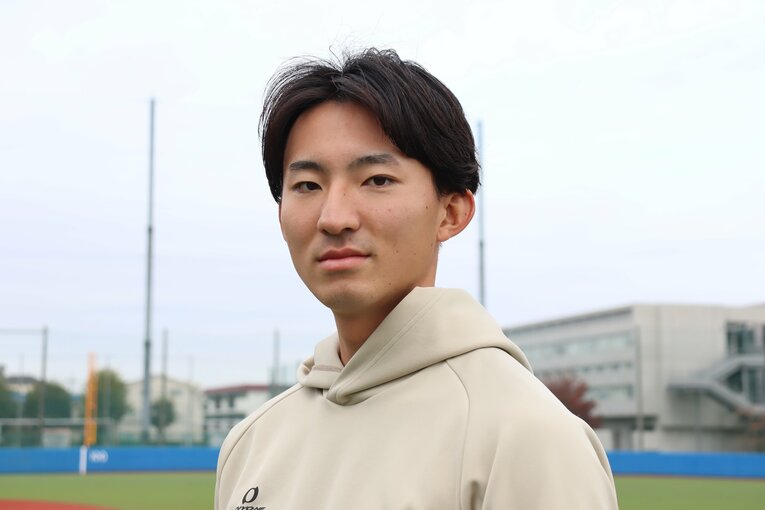 楽天のドラフト1位・荘司康誠 ©Genki Taguchi