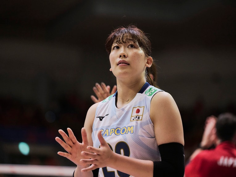 バレーボールネーションズリーグ 韓国戦　©︎Yuki Suenaga