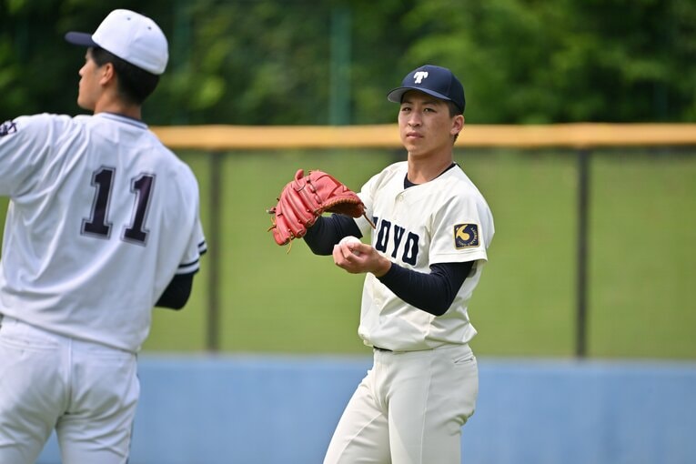 侍ジャパン大学代表選手選考合宿での細野　©︎Hideki Sugiyama