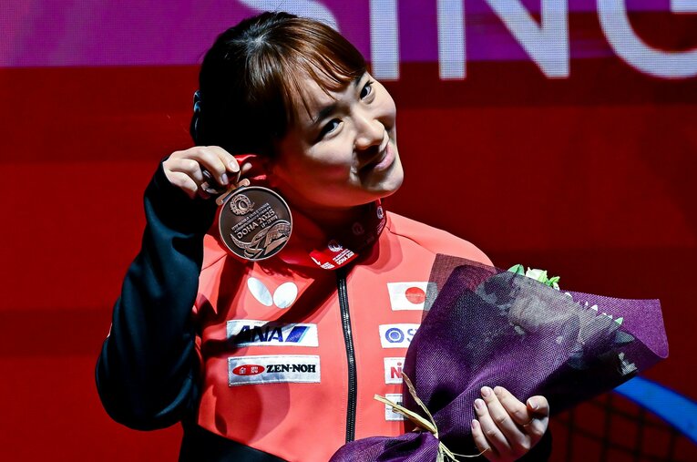 5月の世界選手権で銅メダルを獲得した伊藤。ある意味「五輪以上」というメダルの価値について語った ／ photograph by Getty Images