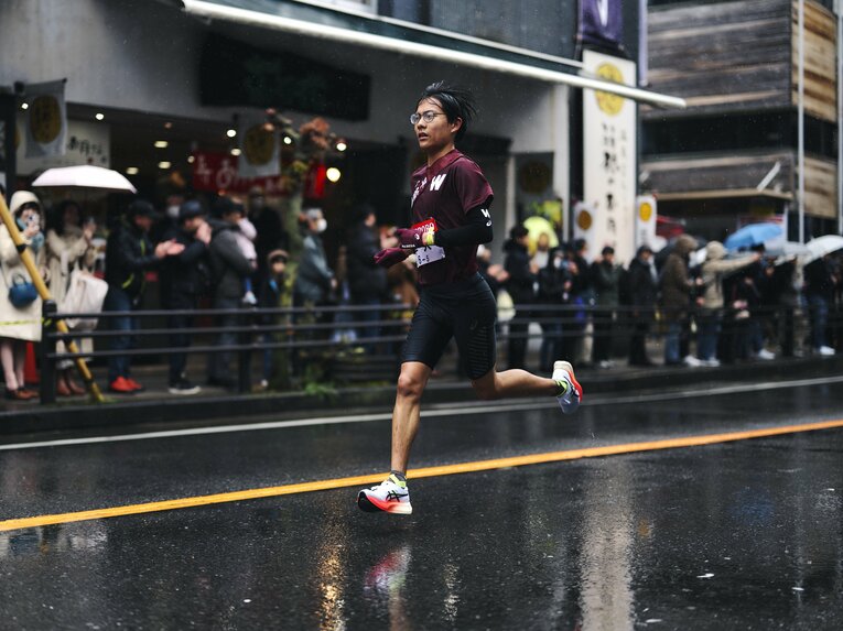 1年生ながら5区6位と早稲田の山問題に答えを示した工藤慎作。来季は2年生となる　©Yuki Suenaga