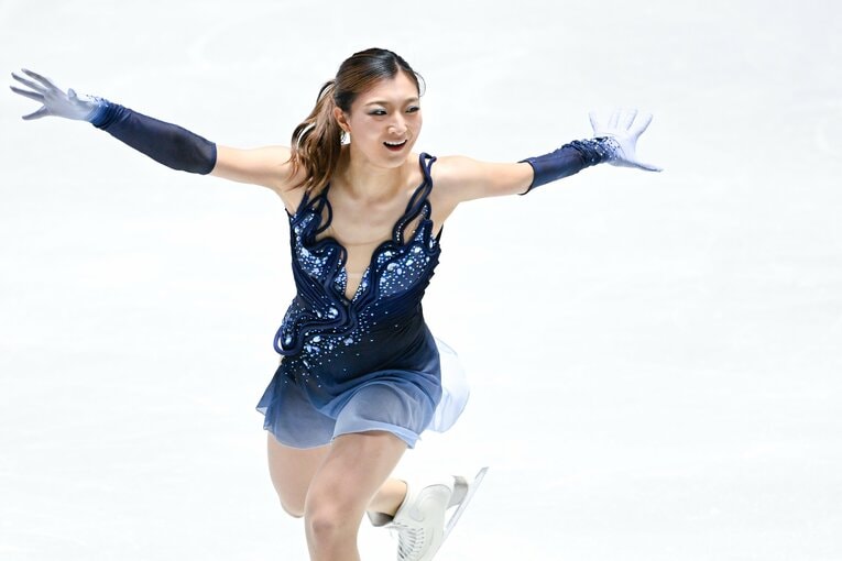 自身最後の全日本選手権で圧巻の演技を見せた坂本花織【スワイプするとそのほかの写真もご覧になれます】　©Asami Enomoto