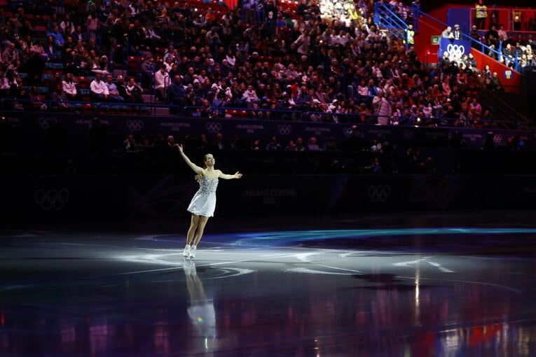 エキシビションに登場したコストナー　©Sunao Noto/JMPA