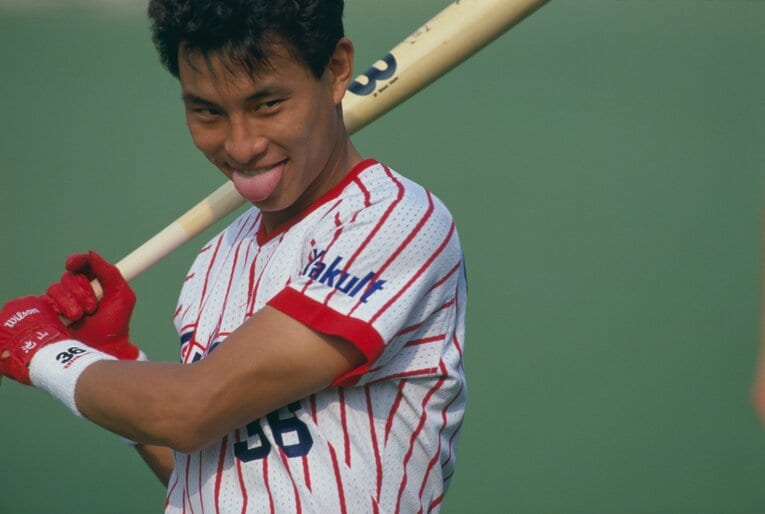 90年代のヤクルトは池山隆寛ら茶目っけのある選手も多かった　©Naoya Sanuki