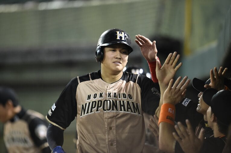 日本ハム時代の大谷©Hideki Sugiyama