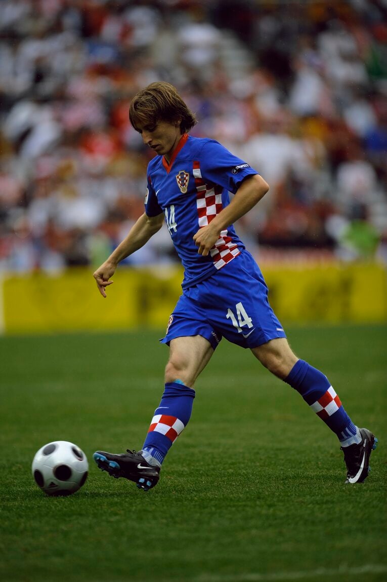 2008年のモドリッチ　©Takuya Sugiyama