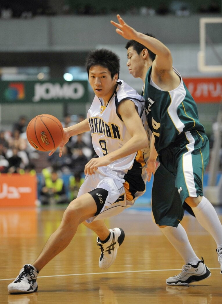 2007年ウインターカップでの比江島　©JIJI PRESS