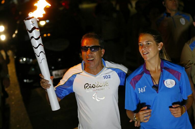 リオ大会では聖火ランナーを務めた経験もある　※本人提供