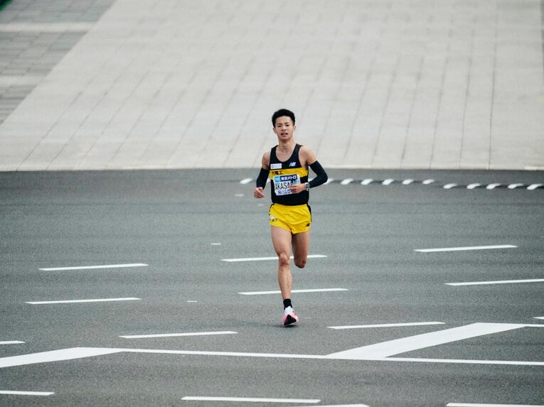 パリ五輪6位の赤崎は2時間7分48秒で17位だった　©Yuki Suenaga