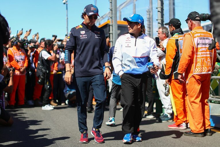 リカルドとの身長差は約18cm　©Getty Images / Red Bull Content Pool