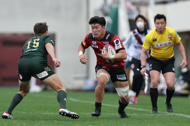 着実に結果を残して出場数を増やしていったFL佐々木剛　©JRLO