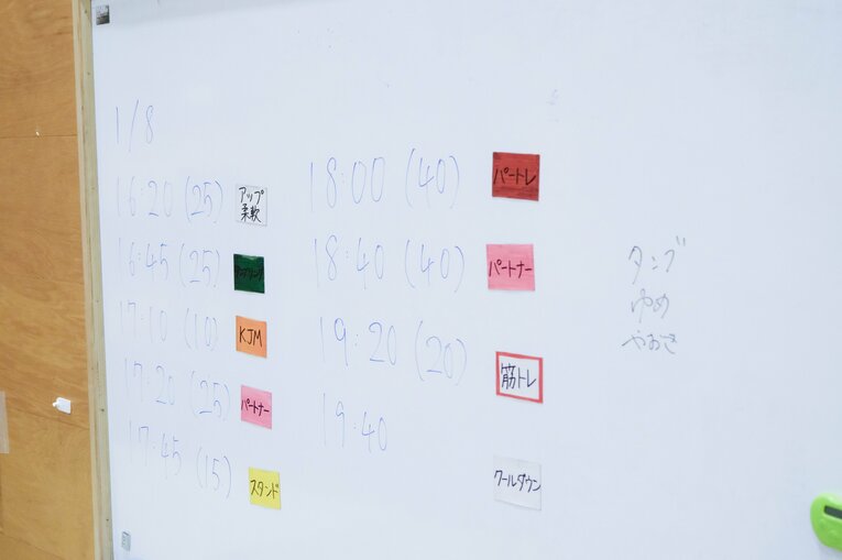 現在の東外大チアリーディング部の練習風景。部員は80人を超えるという　©Wataru Sato