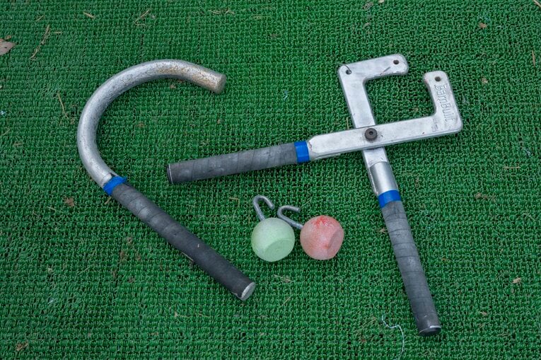 アメリカではこうしたニンジャ用の器具が普通に市販されている　©Tadashi Hosoda