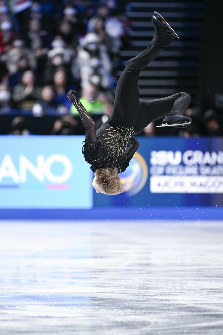 GPファイナルで圧巻の優勝を果たしたイリア・マリニン　©Asami Enomoto