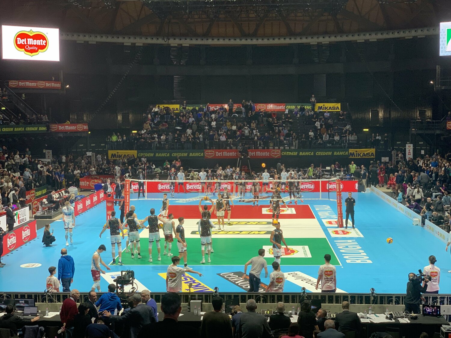 コッパ・イタリア準決勝ミラノvsペルージャ　©︎Noriko Yonemushi