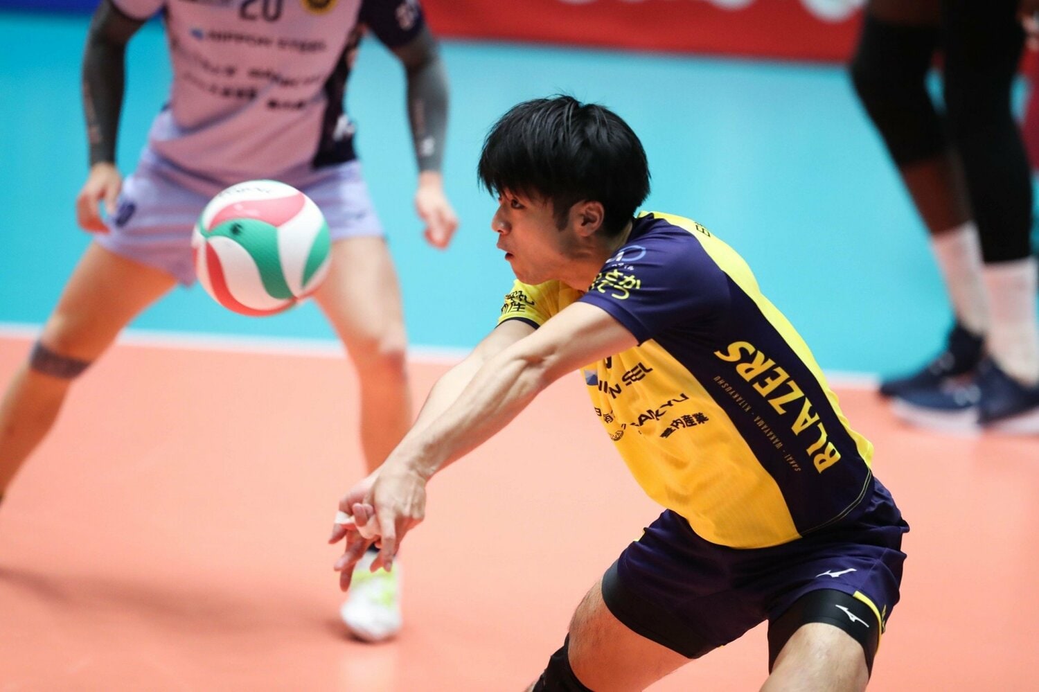 試合後すぐに明確な課題を口にしたアウトサイドヒッター迫田郭志　©︎JVA