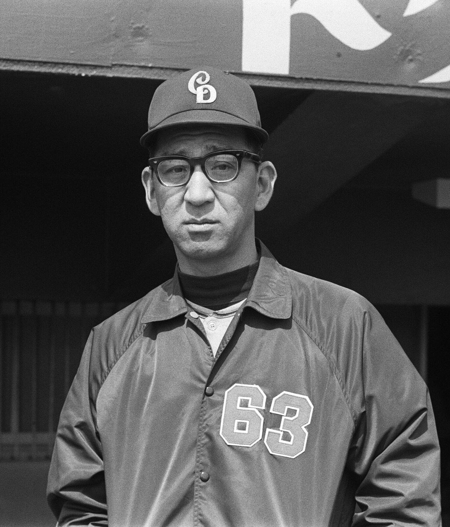 中日の監督を務めた頃の杉下　©JIJI PRESS