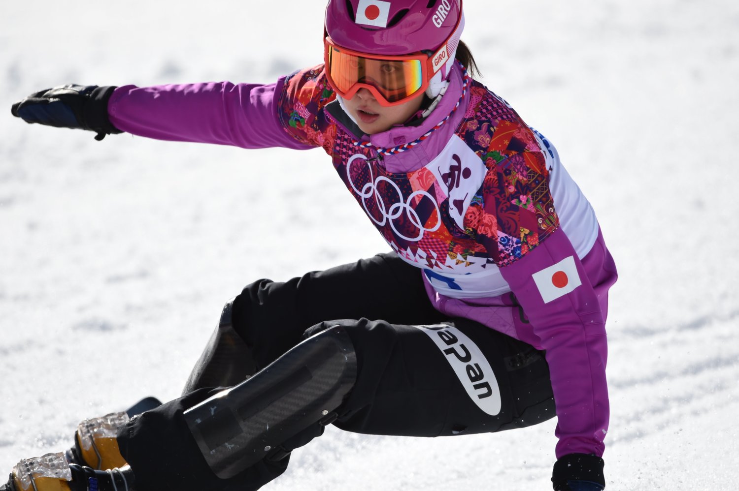 2014年ソチ五輪スノーボード女子パラレル大回転で銀メダルを獲得　©︎Naoya Sanuki/JMPA