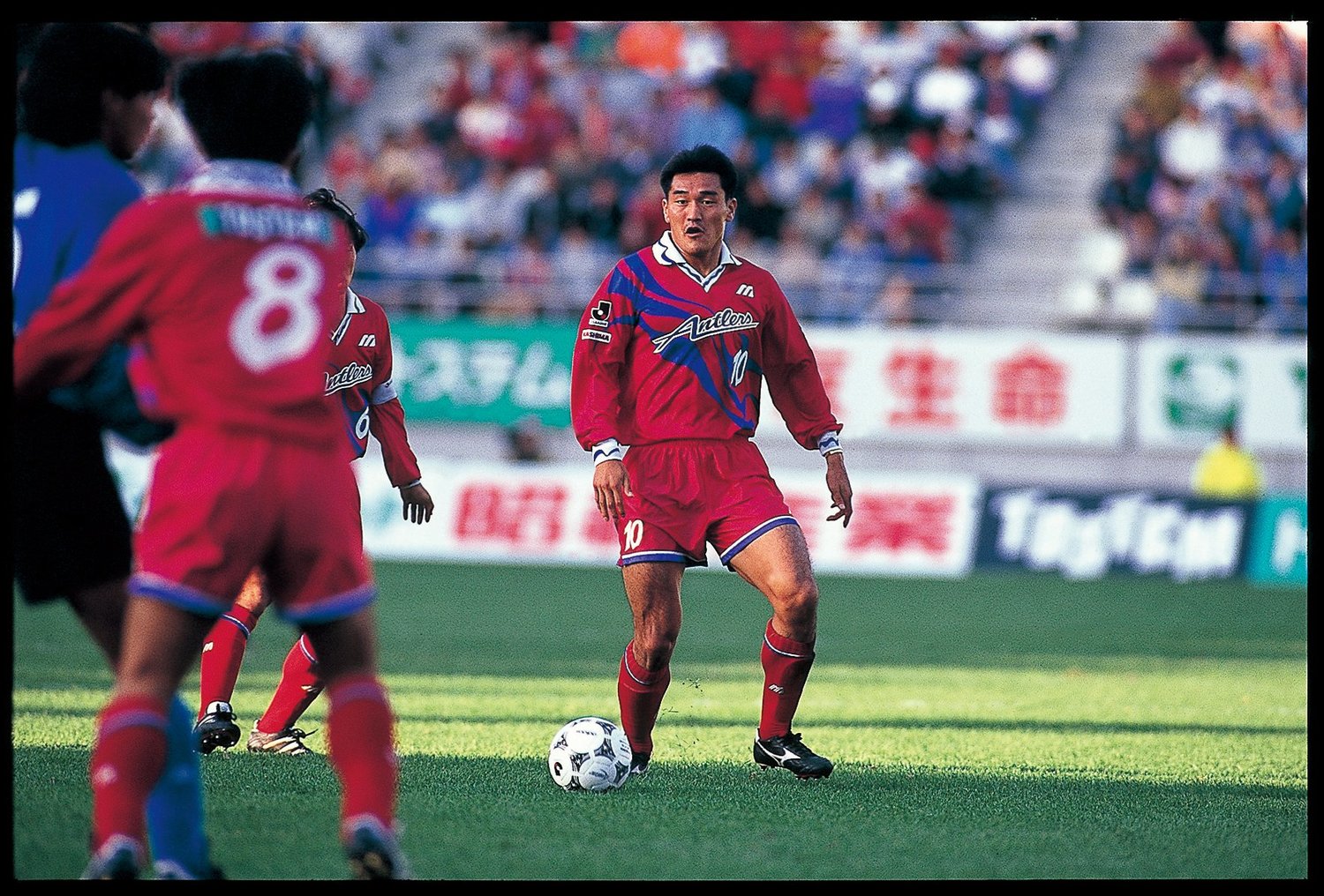 「3番」のイメージが強いDF秋田豊が着用したことも　ⒸKASHIMA ANTLERS
