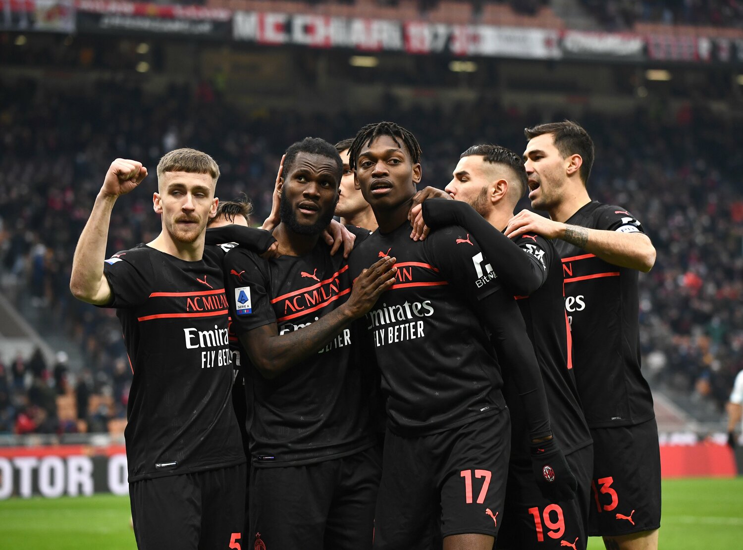 ハイペースで勝点を積み上げる今季のミラン。16節のサレルニターナ戦で勝利を収め、首位に立った　©Getty Images