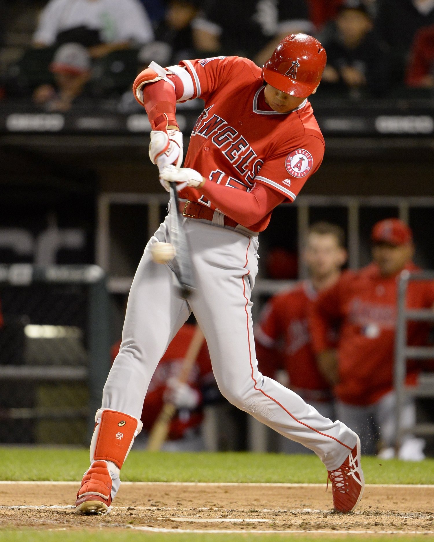 エンゼルス入団1年目（2018年）の大谷　(C)Getty Images