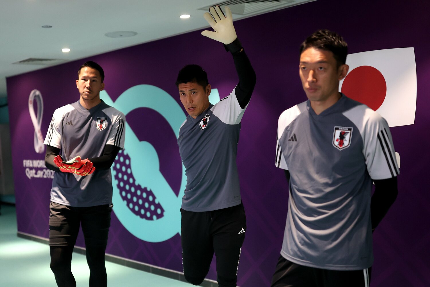 （左から）シュミット・ダニエル、川島、権田の日本代表ゴールキーパー3人　©Getty Images