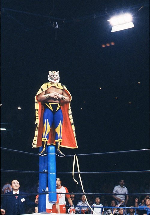 初代タイガーマスク（1981年）　©Moritsuna Kimura/AFLO