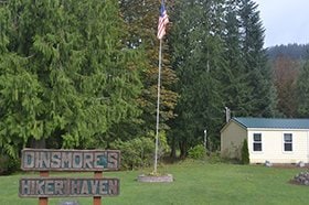 辿り着いたハイカーズヘブン。2日限定だが心が休まる。 