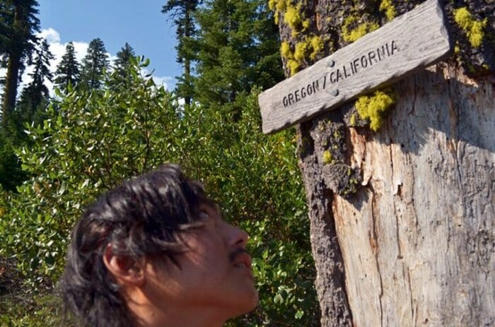 下痢と腹痛に悩まされながら、自らの足でオレゴンへ辿り着く。＜Number Web＞ photograph by Yusuke Ide