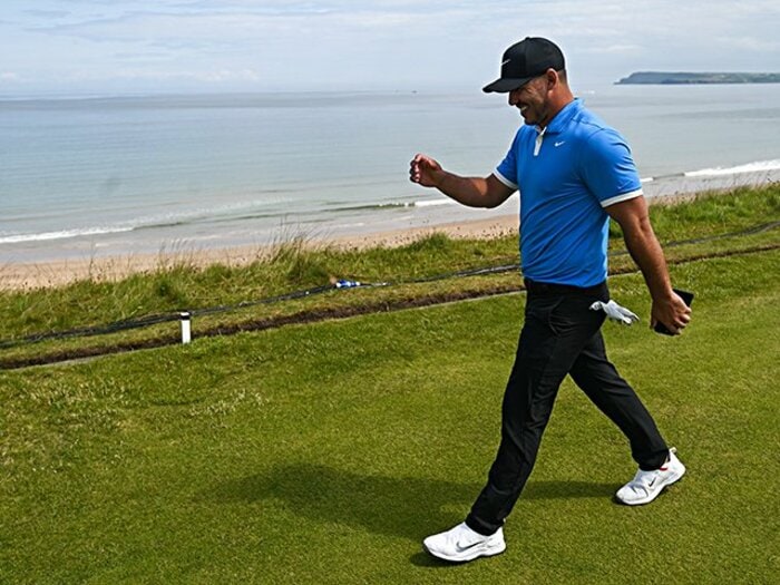 ウッズのお誘いメールをスルー!?全英優勝候補筆頭、ケプカの生き方。<Number Web> photograph by Getty Images