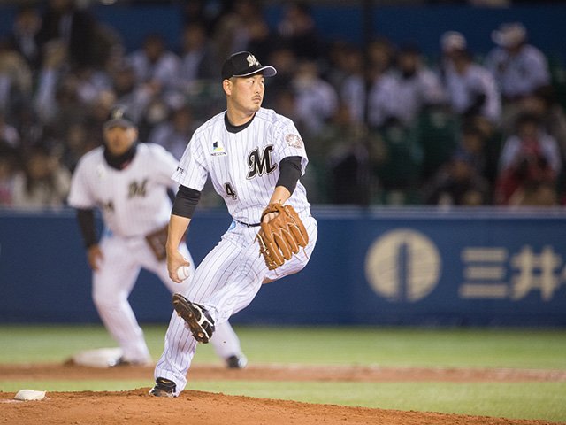 ロッテ投手陣で最多登板の33歳。大谷智久の憧れは先輩・小宮山悟