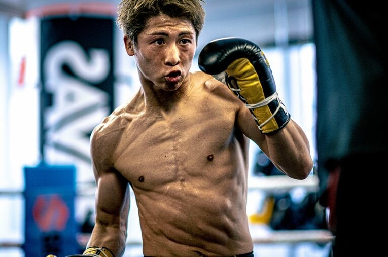 順調な仕上がりを見せる井上尚弥。中谷潤人との一戦に向けて自信をのぞかせる　©Takuya Sugiyama